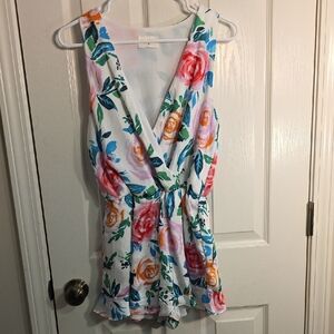Everly Floral Wrap Dress
